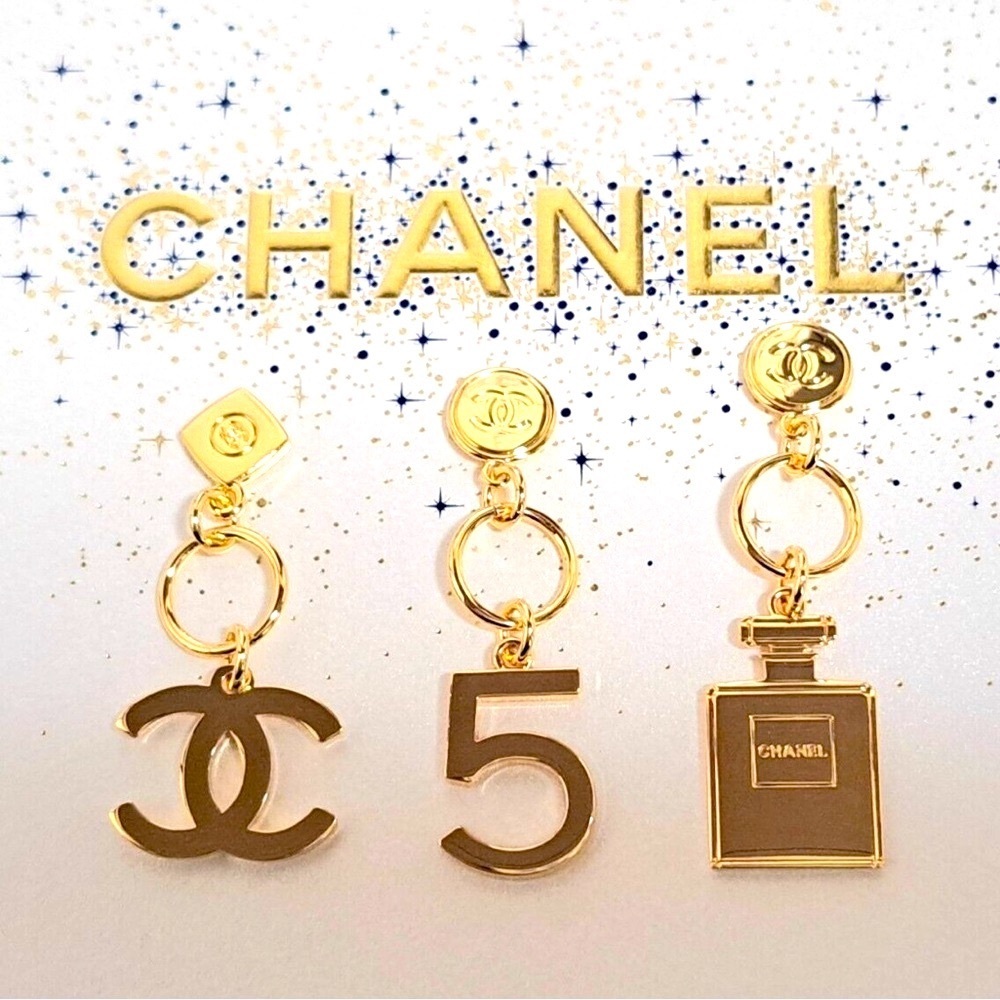 Authentic Chanel Charms/Pendants (Set of 3)